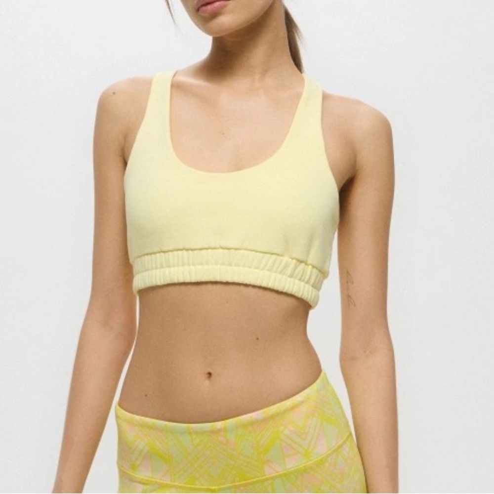 Scoop Neck Sweatshirt Bra | Alo Yoga